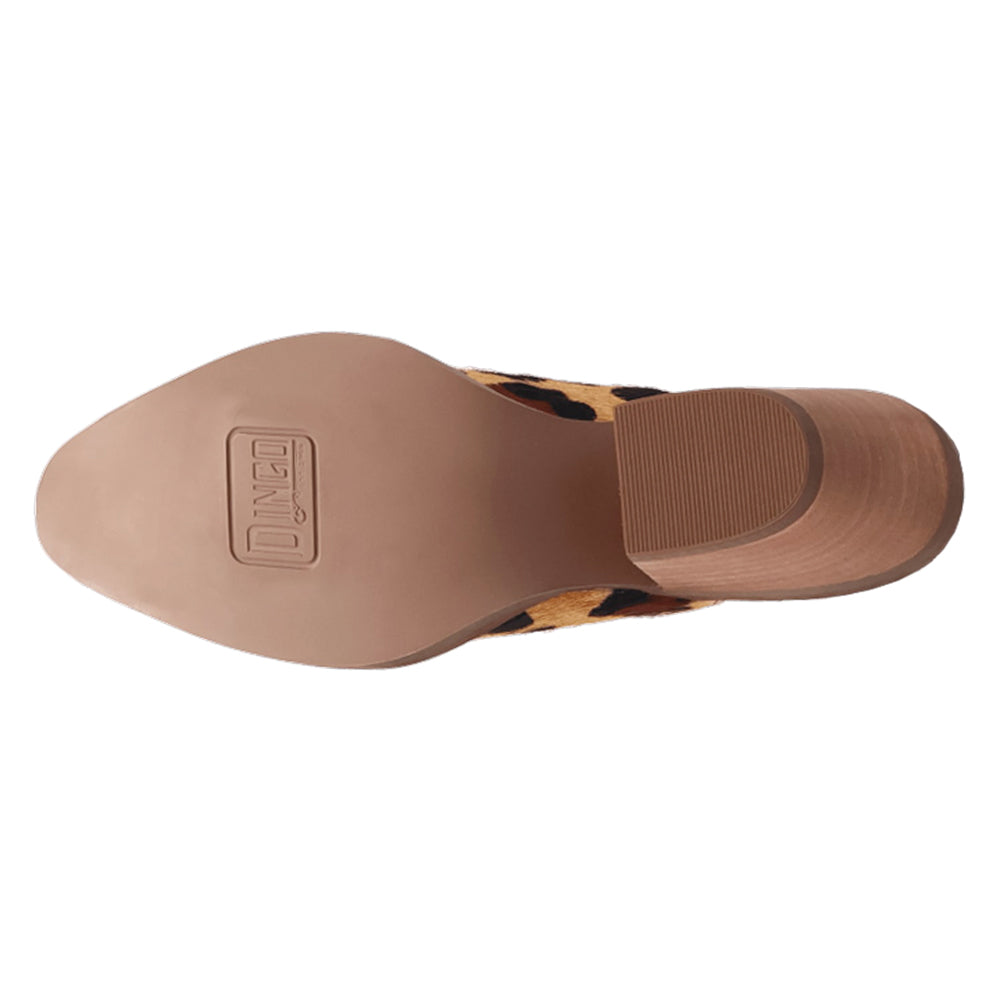 Calico Leopard Round Toe Mule Slip On Boots、mySite、gtrtttuynbv