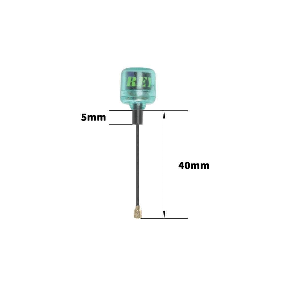  FlyFishRC Osprey 5.8Ghz 40mm U.FL Antenna - LHCP - Cyan、mySite、merchandisen
