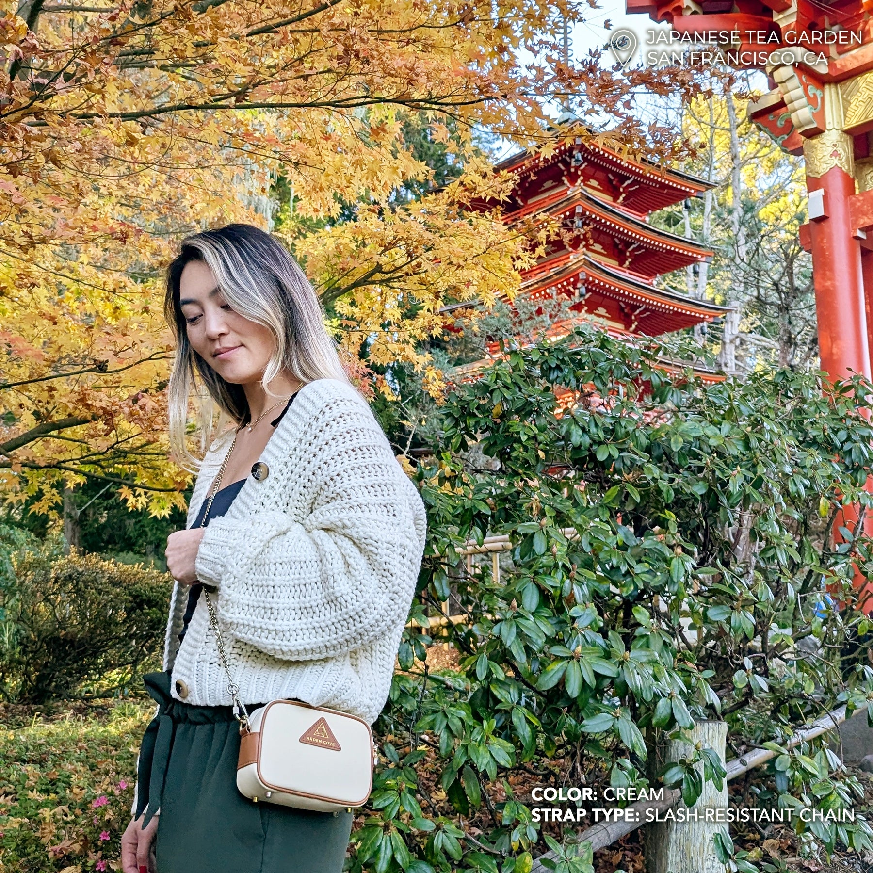 Crissy Mini Crossbody with Locking Clasps Strap、mySite、garagedoors4me