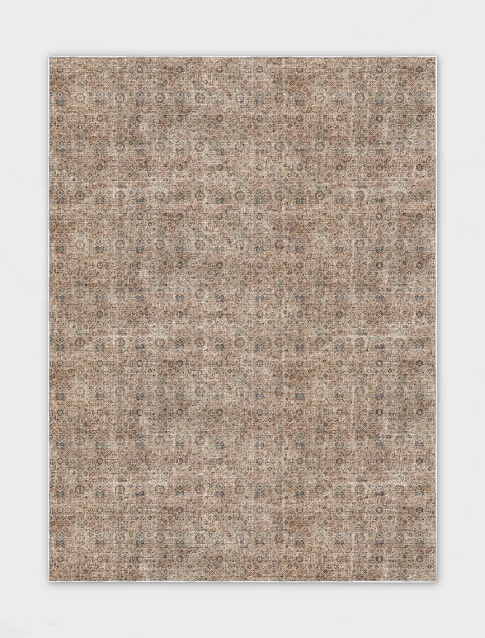 Hilda Vintage Custom Rug - Flat-Pile, Personalized Sizes, Easy Maintenance、mySite、gigharbornorthrealestate
