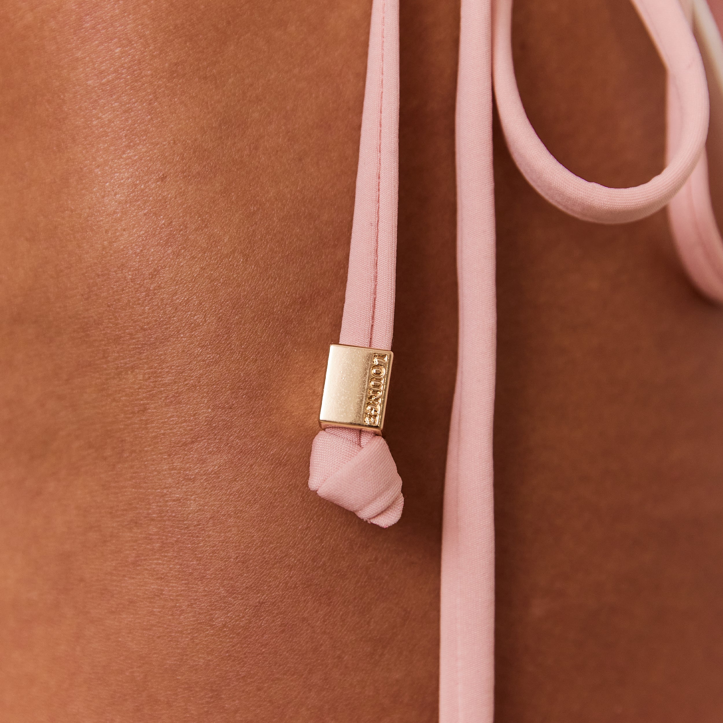 Reversible Tie Side Bikini Thong - Pink/Floral、mySite、bengalsvssteelers