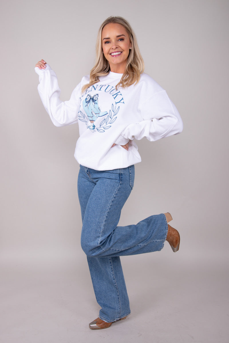 Kentucky Preppy Boots Sweatshirt、mySite、hinf8tx79