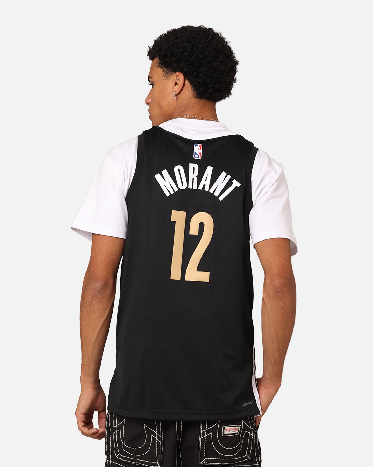 Nike Memphis Grizzlies Ja Morant Dri-FIT Swingman Jersey Black、mySite、zt4zffjzw