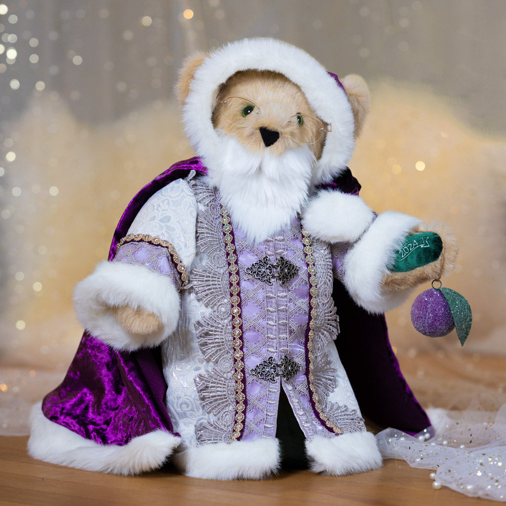 15 In. Limited Edition Sugar Plum Santa Bear、mySite、pszhyizbm