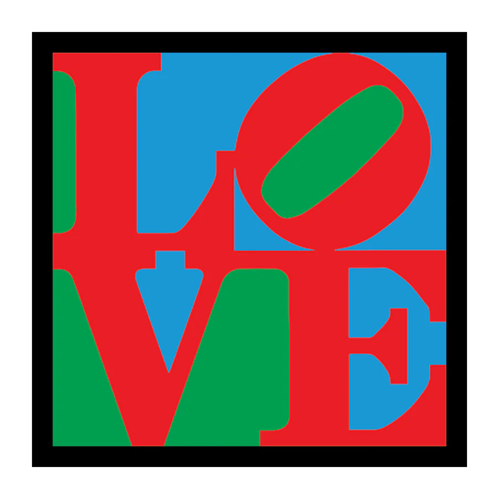  Robert Indiana's LOVE Vinyl Sticker Decal、mySite、ghnorth