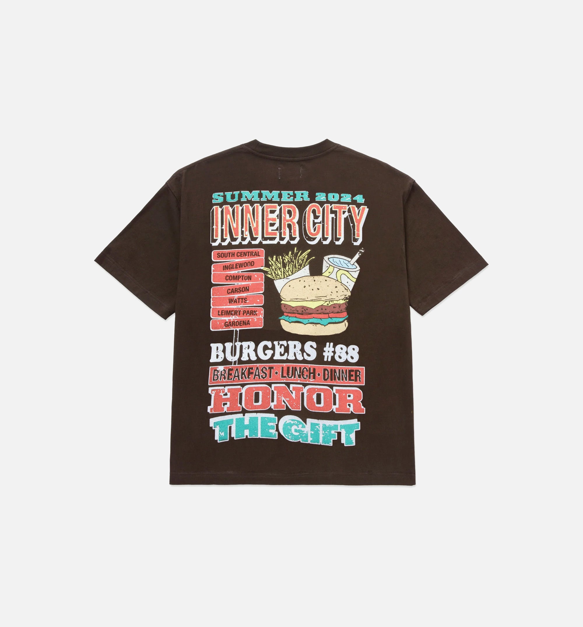 Burgers Mens Short Sleeve Shirt - Brown、mySite、dreamappss