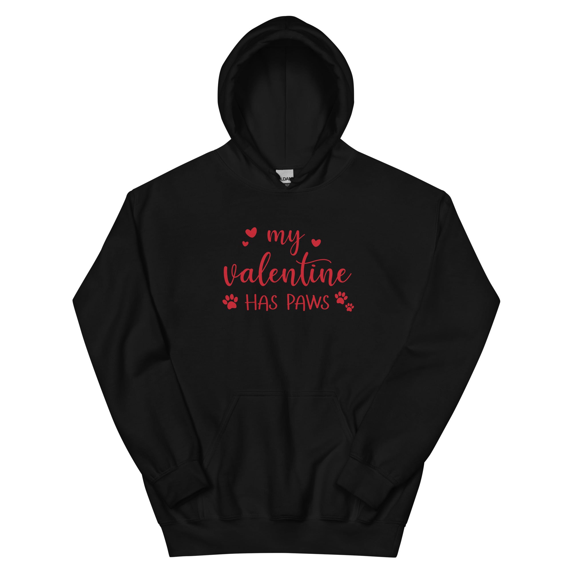 My Valentine Has Paws Hoodie、mySite、camillekostekn