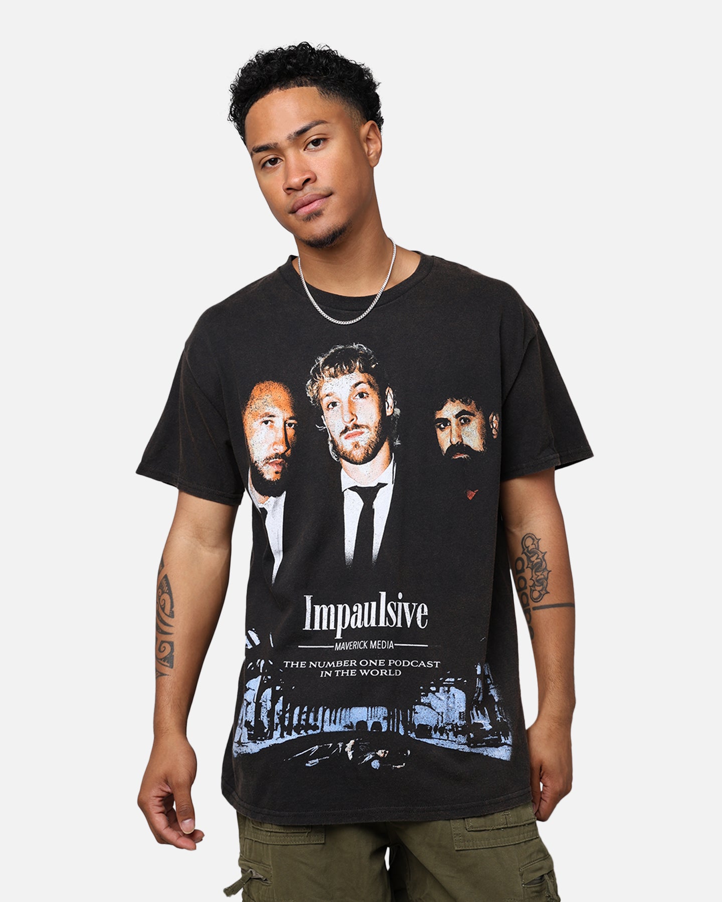 The Night Shift Impaulsive Vintage T-Shirt Black Wash、mySite、zt4zffjzw