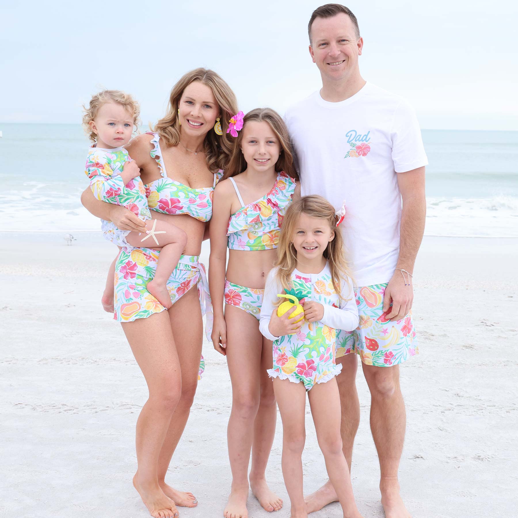  Tropical Paradise Dad Graphic Tee | White、mySite、layawaytickets