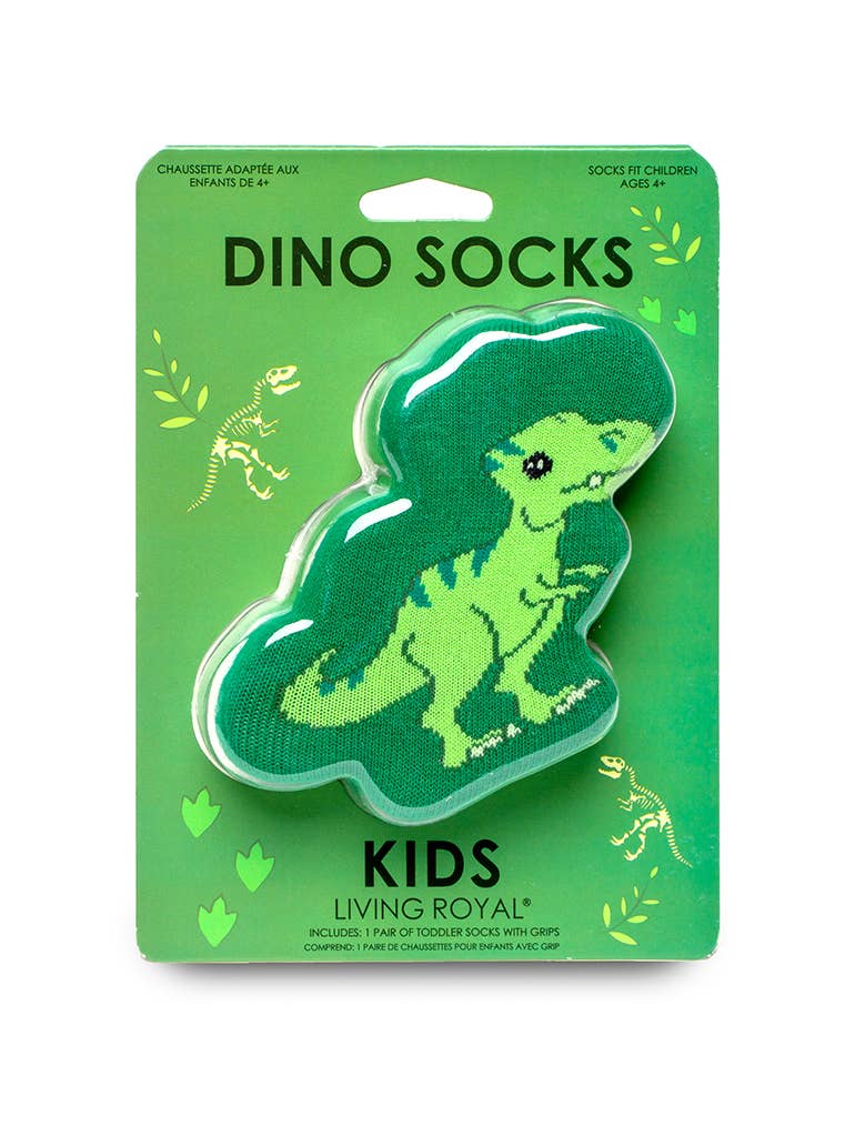 Kids Dino 3D Socks By Living Royal、mySite、g9winljtr