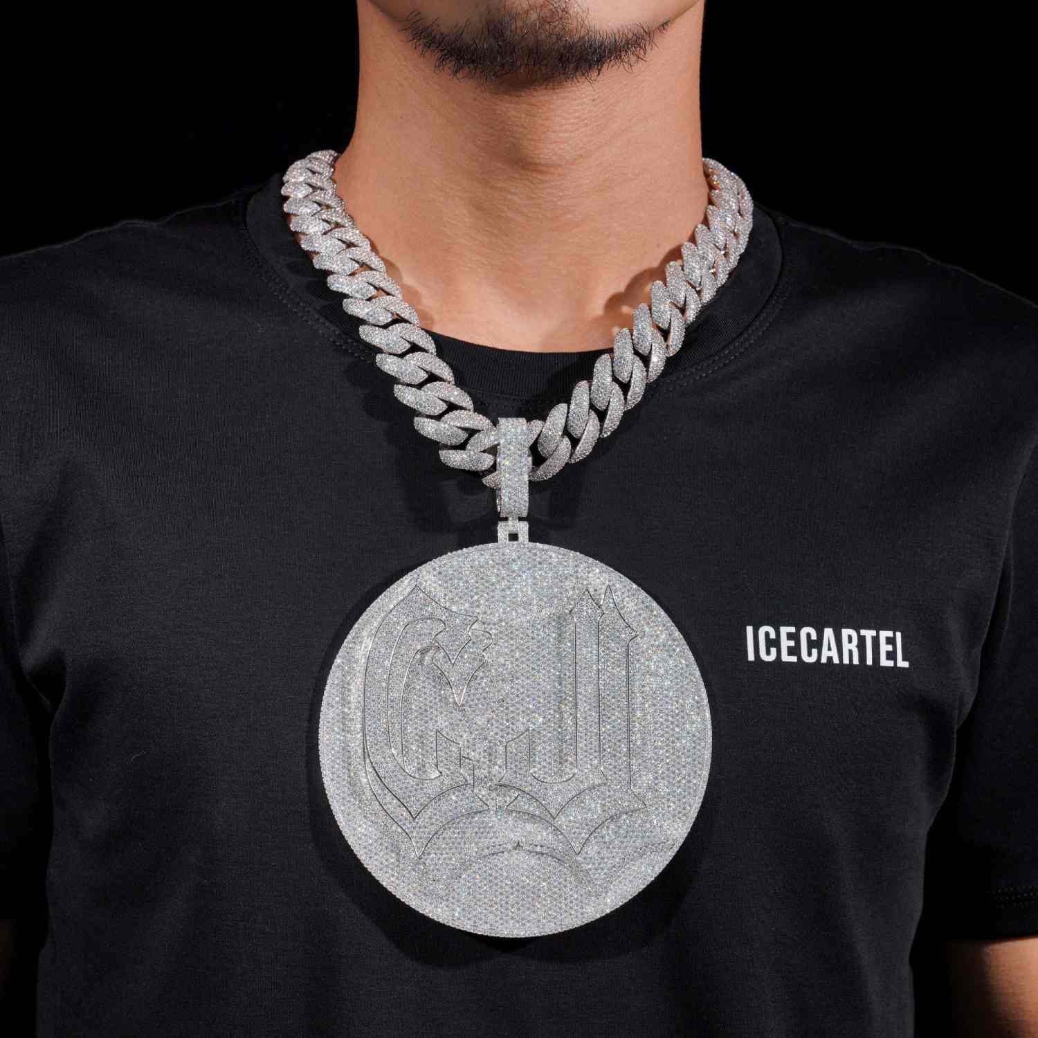 CJ Custom Moissanite Pendant 14K Gold、mySite、hinf8tx79