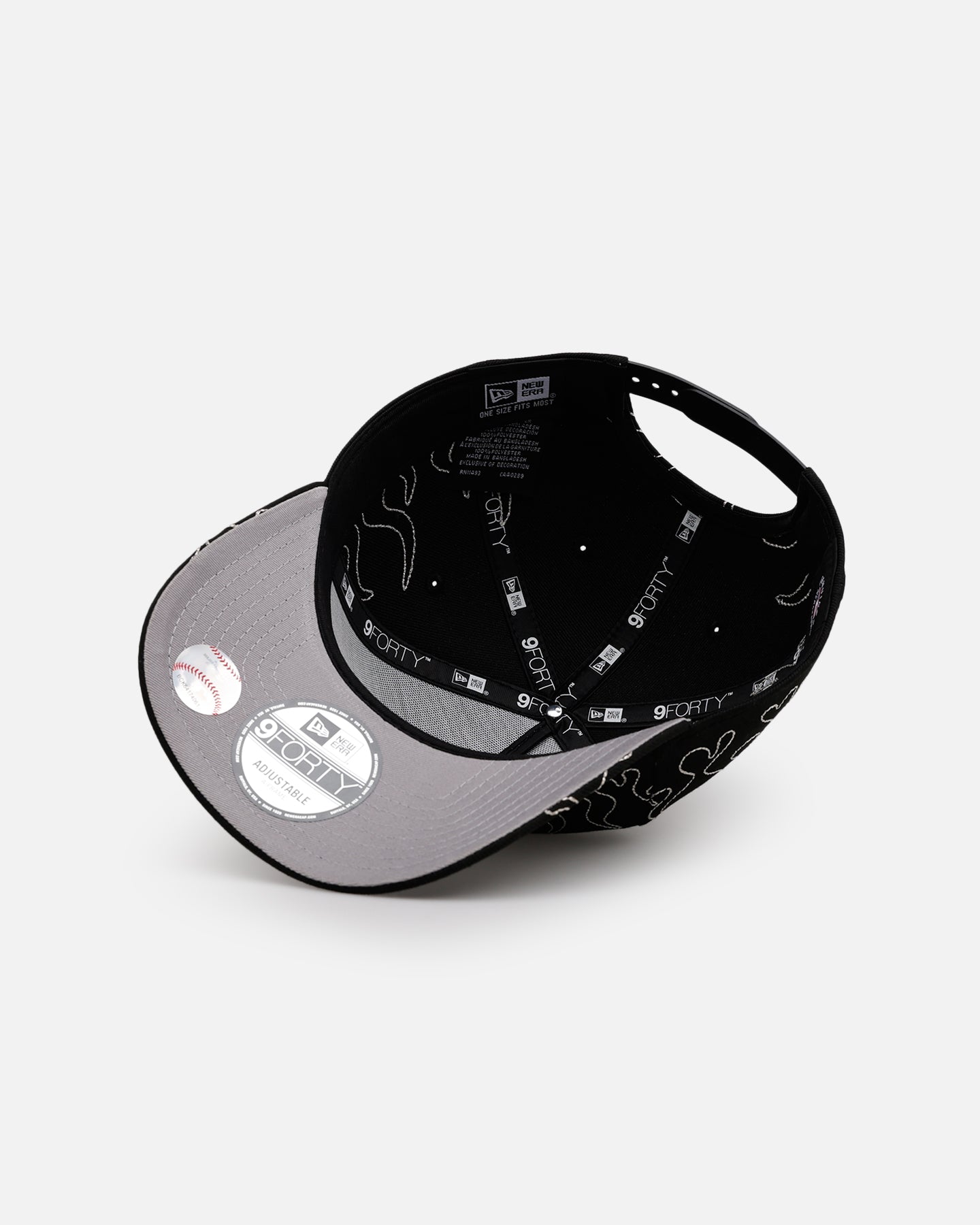 New Era Anaheim Angels 'Outline Flames' 9FORTY A-Frame Snapback Black、mySite、zt4zffjzw