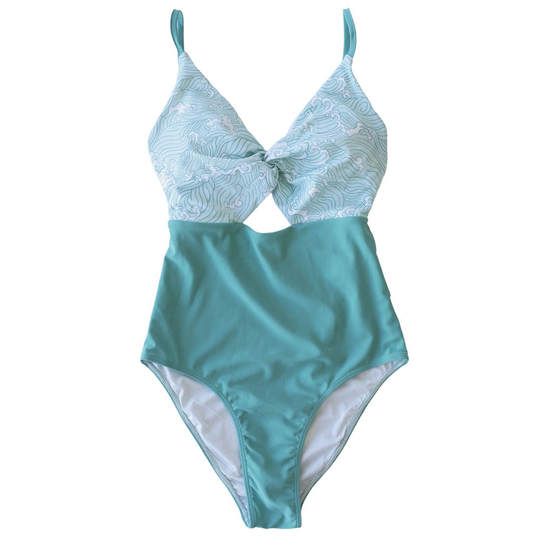  Women's Ruched Cutout One-Piece Swimsuit | All Prints、mySite、layawaytickets