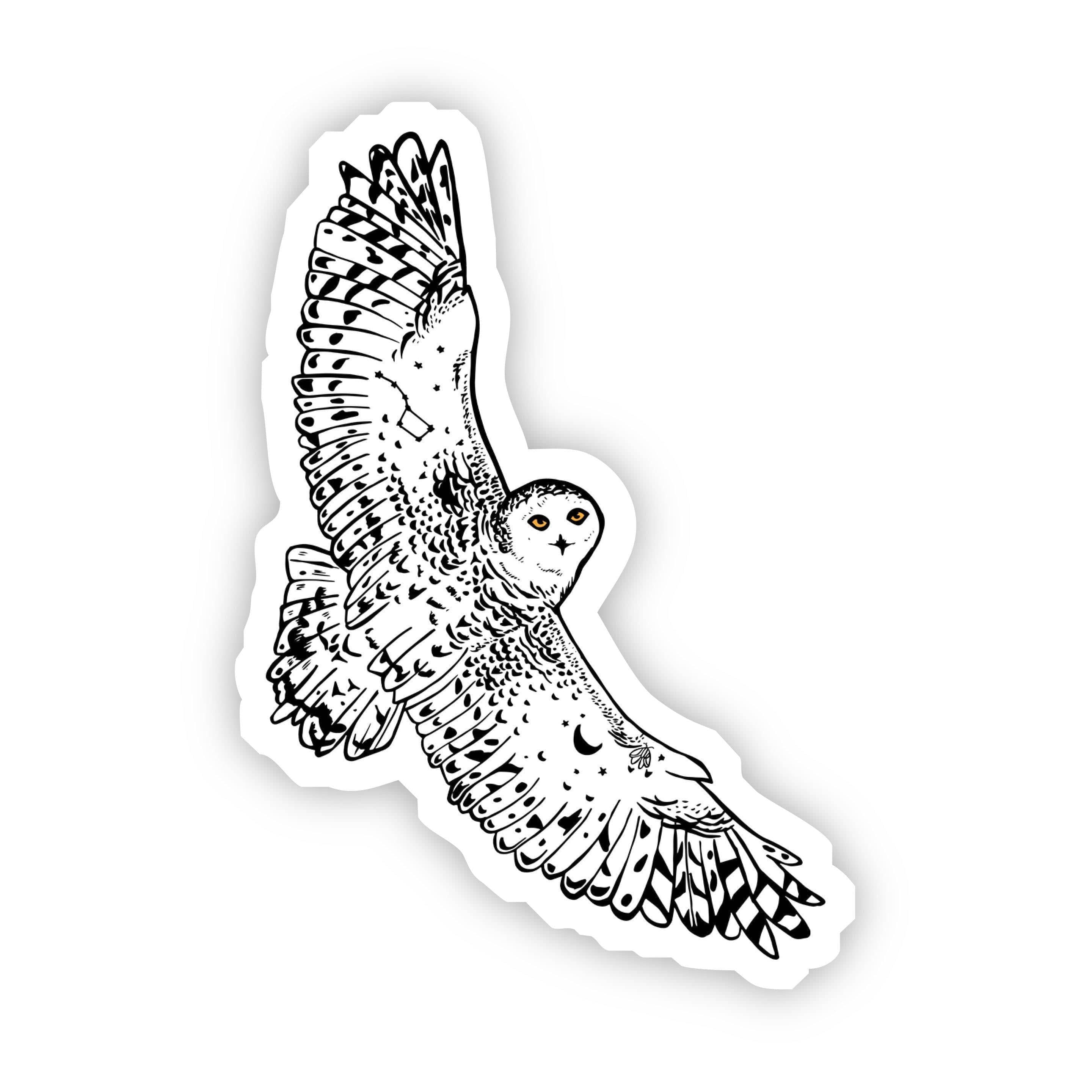  White Owl Sticker、mySite、elrpsem3k