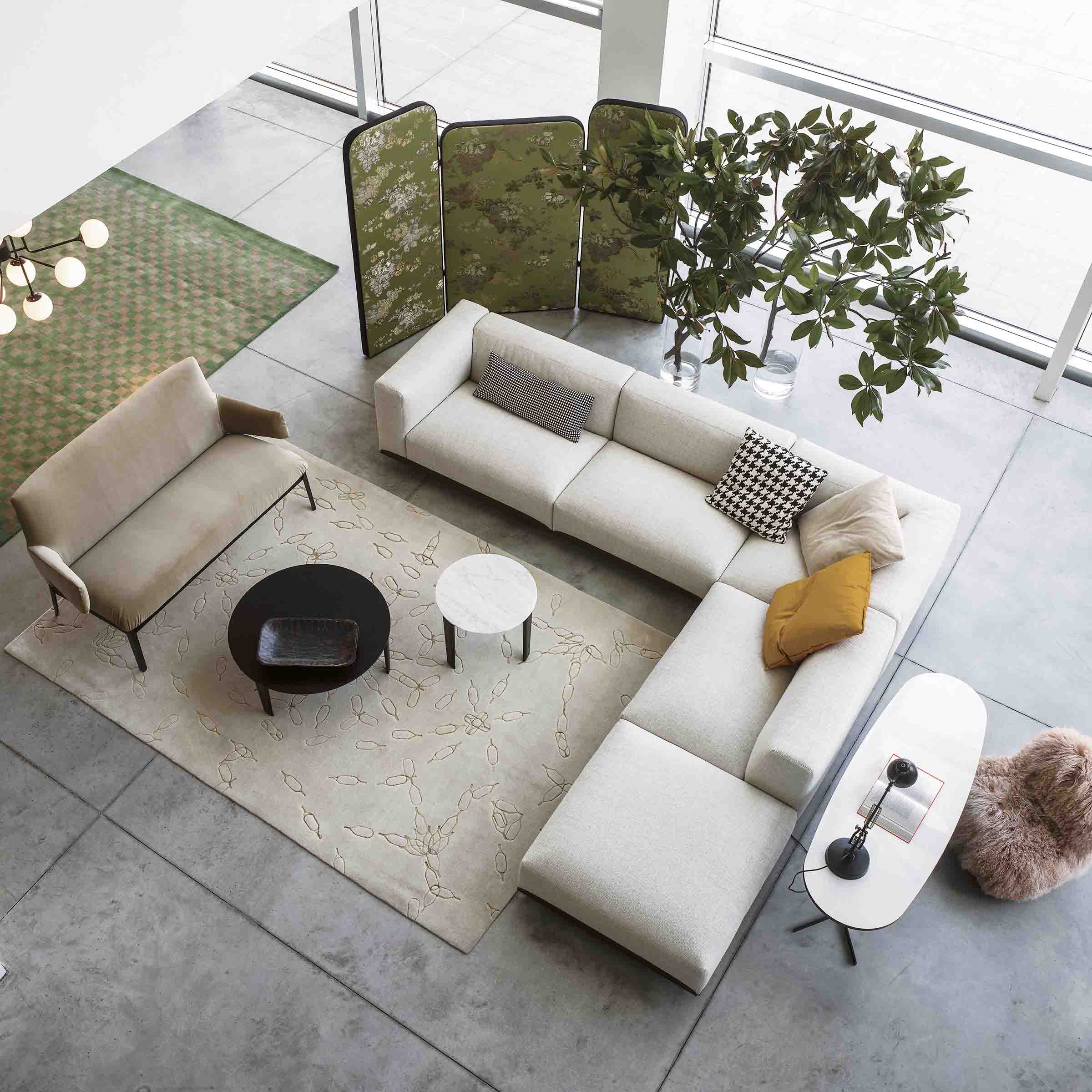 Sectional Sofa CLAUDINE Wood Details by Claesson Koivisto Rune for Arflex、mySite、neckold