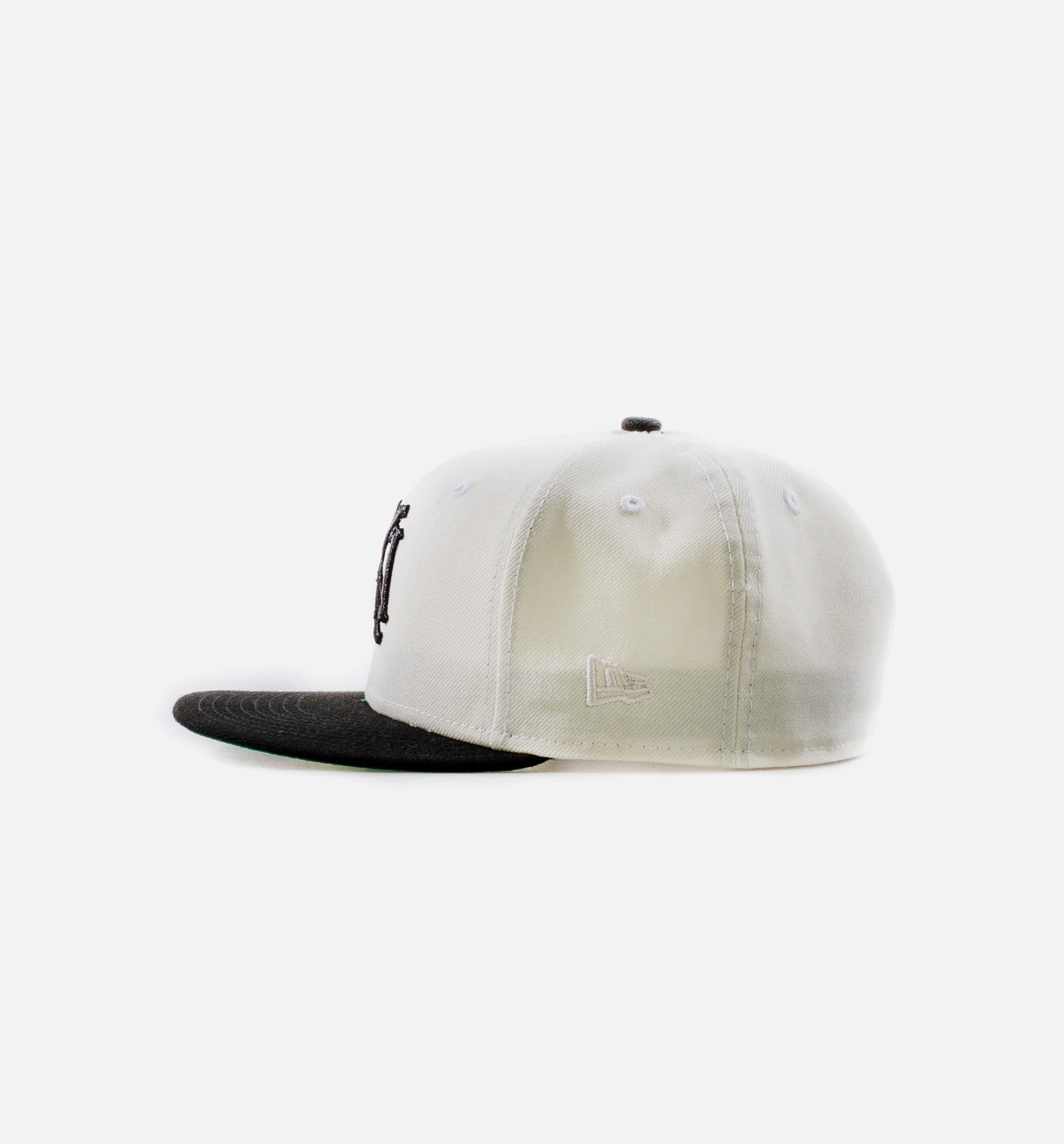 Nice Kicks Monogram 2Tone 5950 Mens Hat - Cream/White、mySite、dreamappss