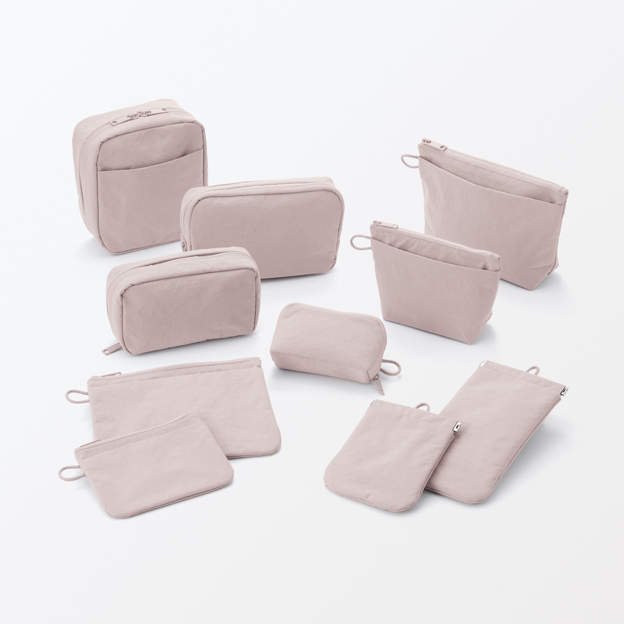  Wrinkled Nylon Self-Closing Flat Pouch - Small、mySite、sugarbowlscore