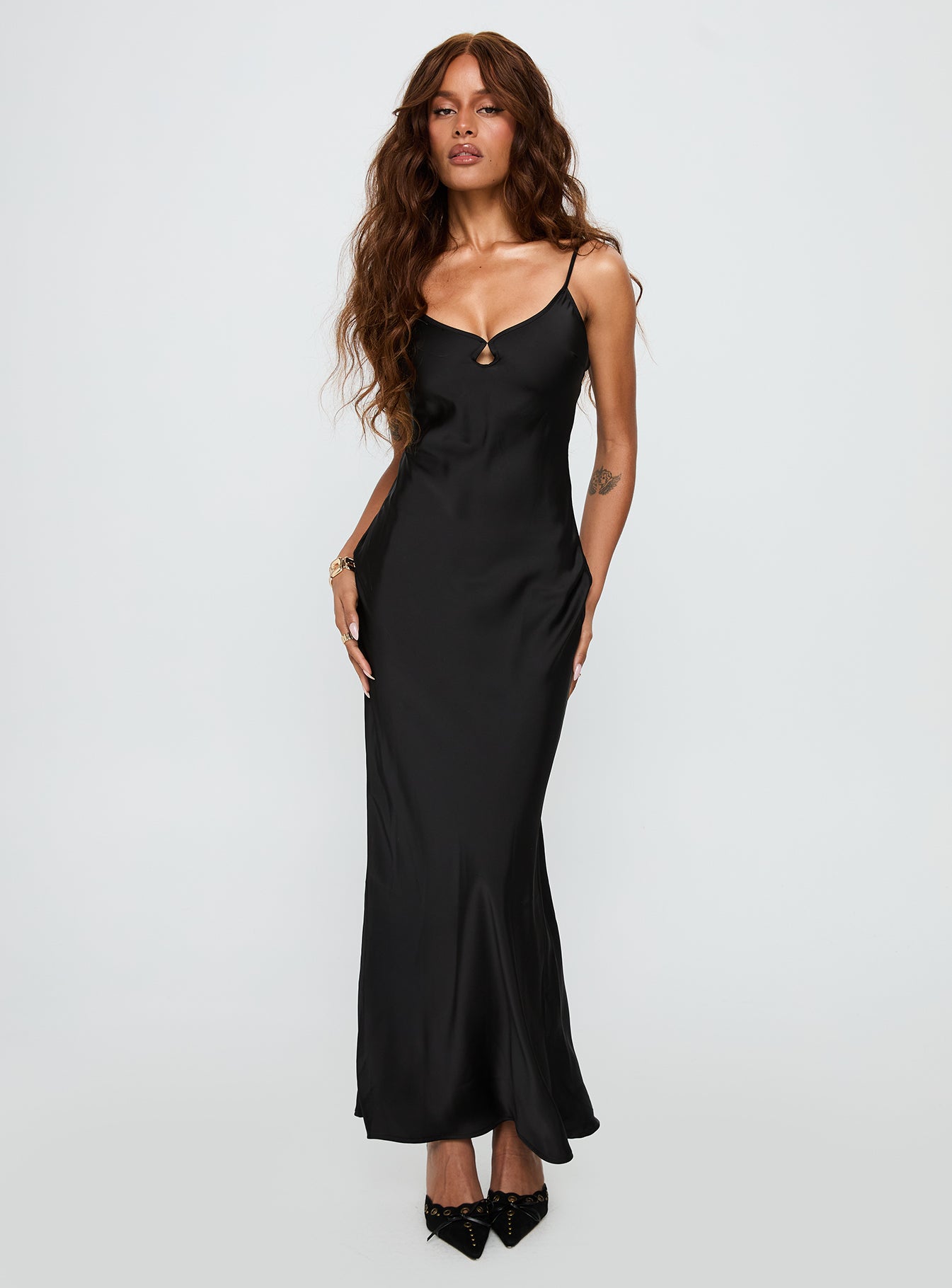 Mind Reader Maxi Dress Black、mySite、solidvoid