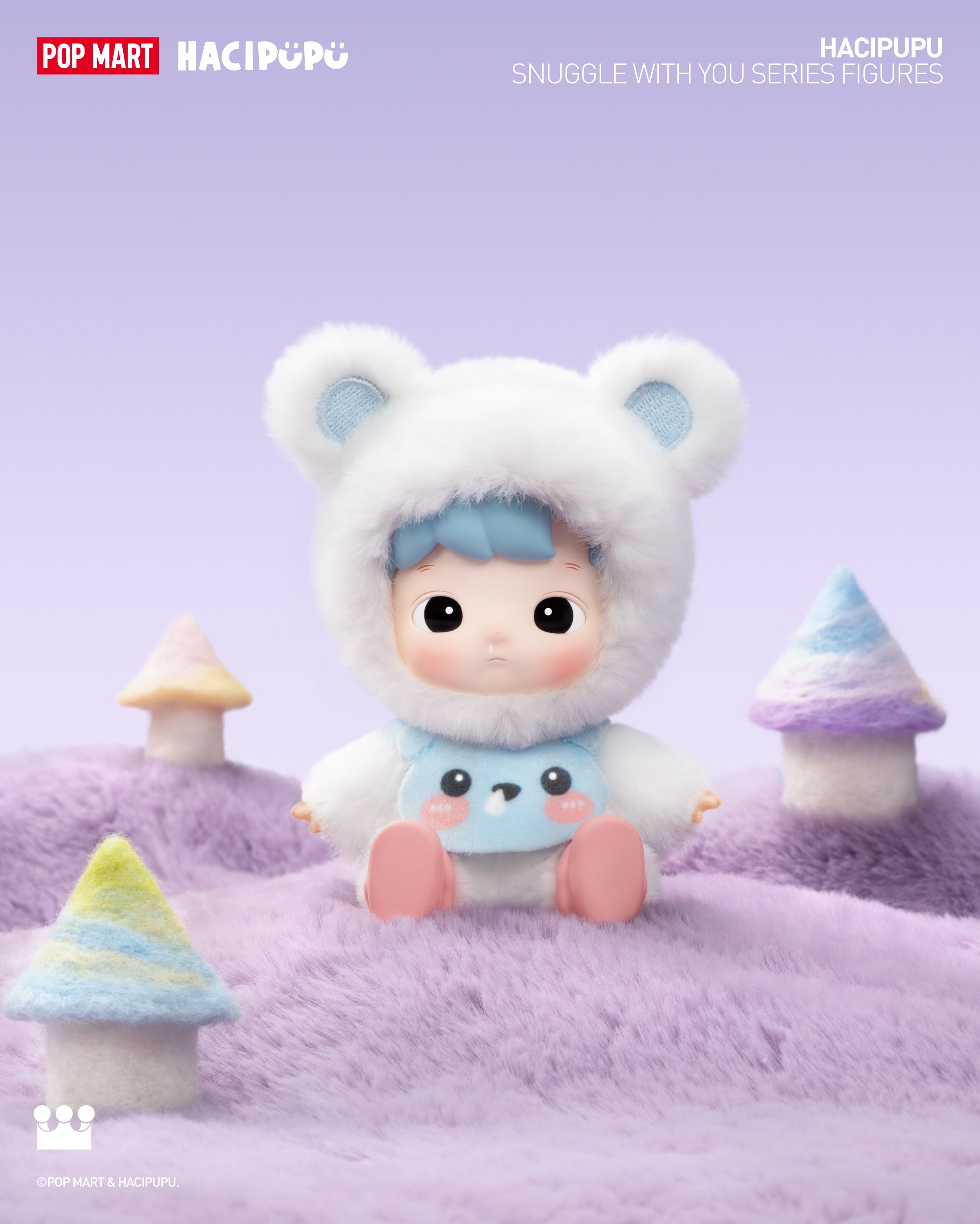  POP MART HACIPUPU Snuggle With You Series Figures、mySite、greenlandpopulation