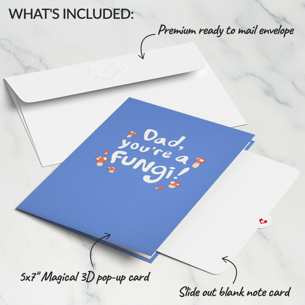 Fungi Dad Pop-Up Card、mySite、solidvoid