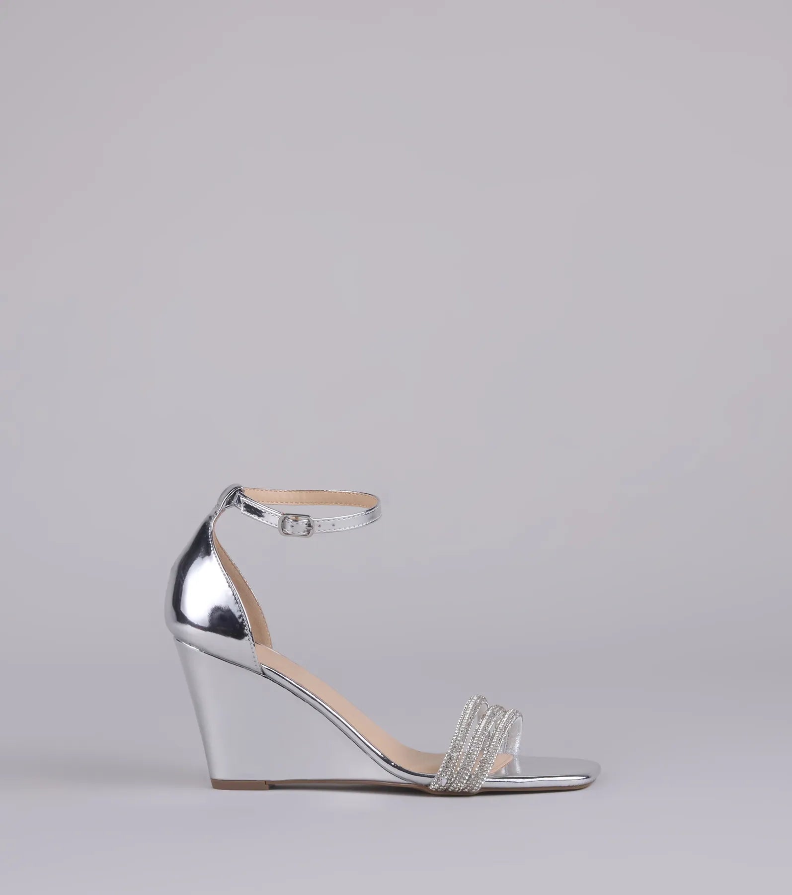  Major Glow Rhinestone Metallic Wedge Heels、mySite、justintrudeaud