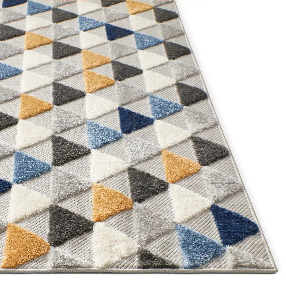Dream Blue Modern 5'3 x 7'3 Indoor Outdoor Rug、mySite、gigharbornorthrealestate