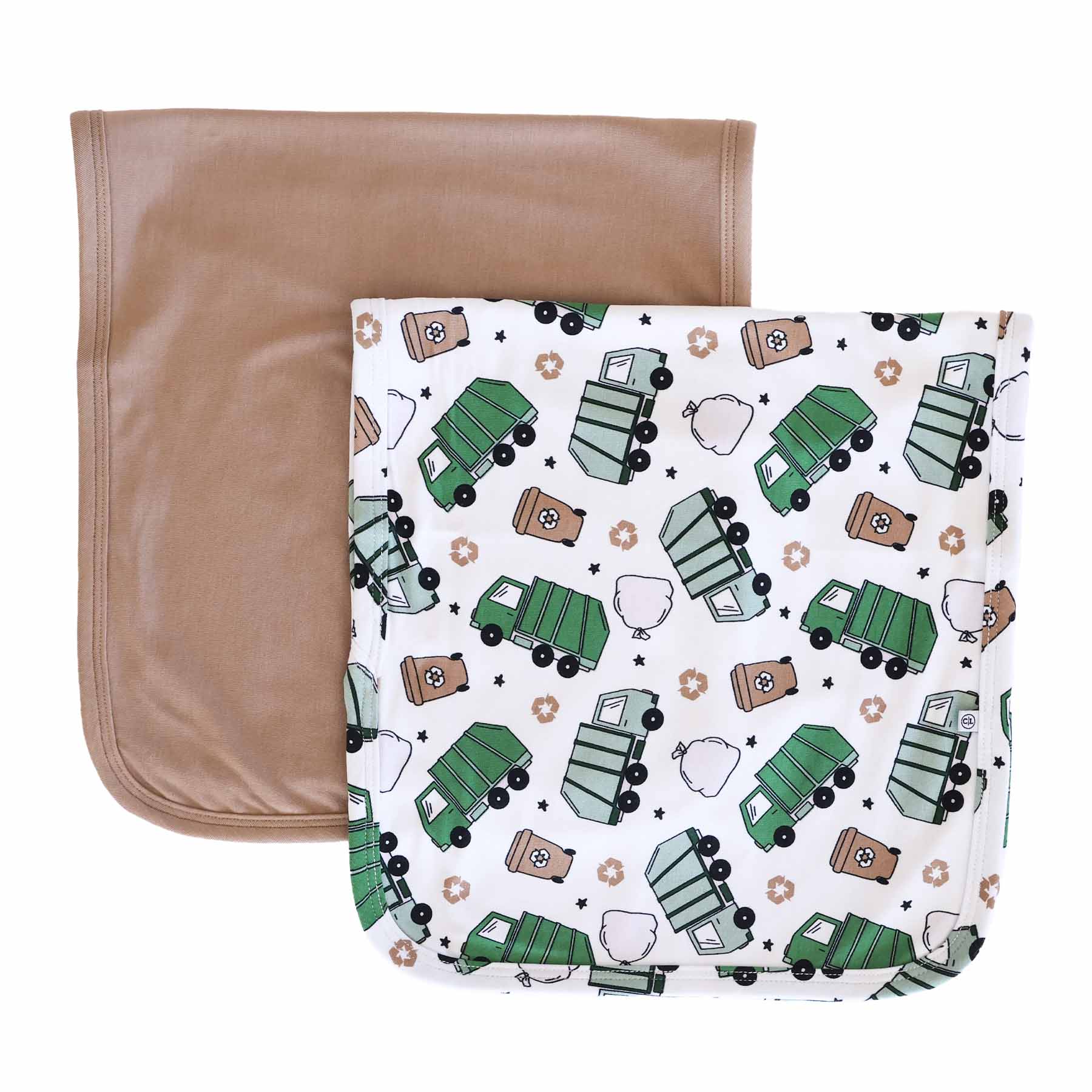 Clean Up Crew 2pc Burp Cloth Set、mySite、layawaytickets