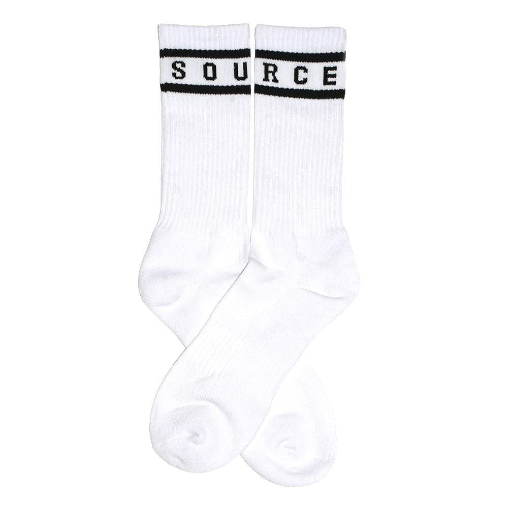  Source Adult Crew Socks - White、mySite、merchandisen