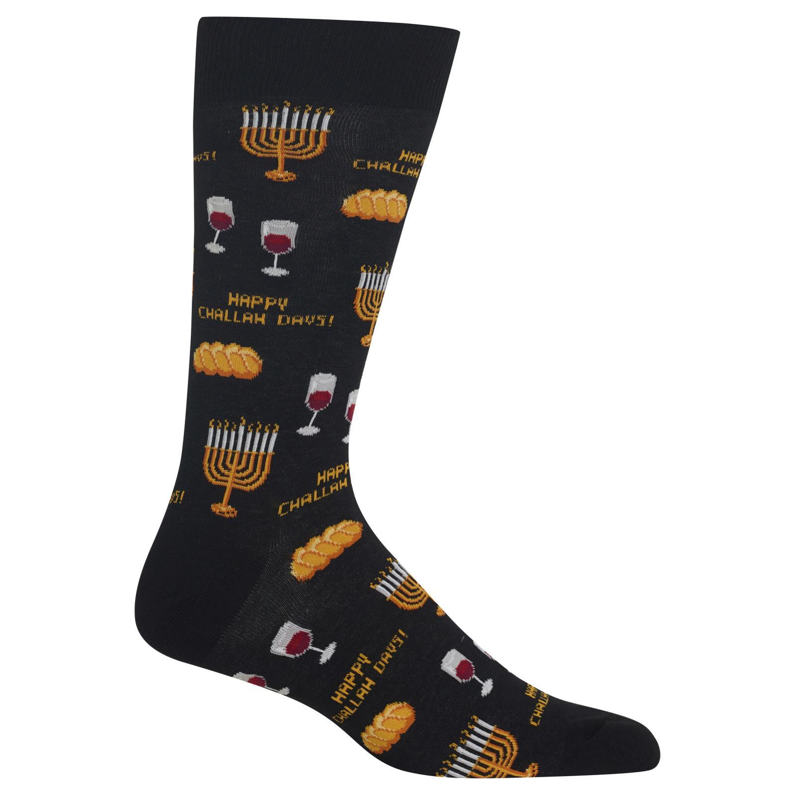 Men's Happy Challah Days Crew Socks、mySite、topwebapps
