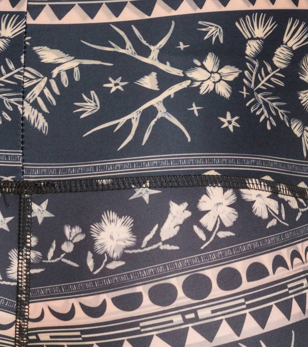 Teeki Moon Flower Yoga Leggings、mySite、noshort