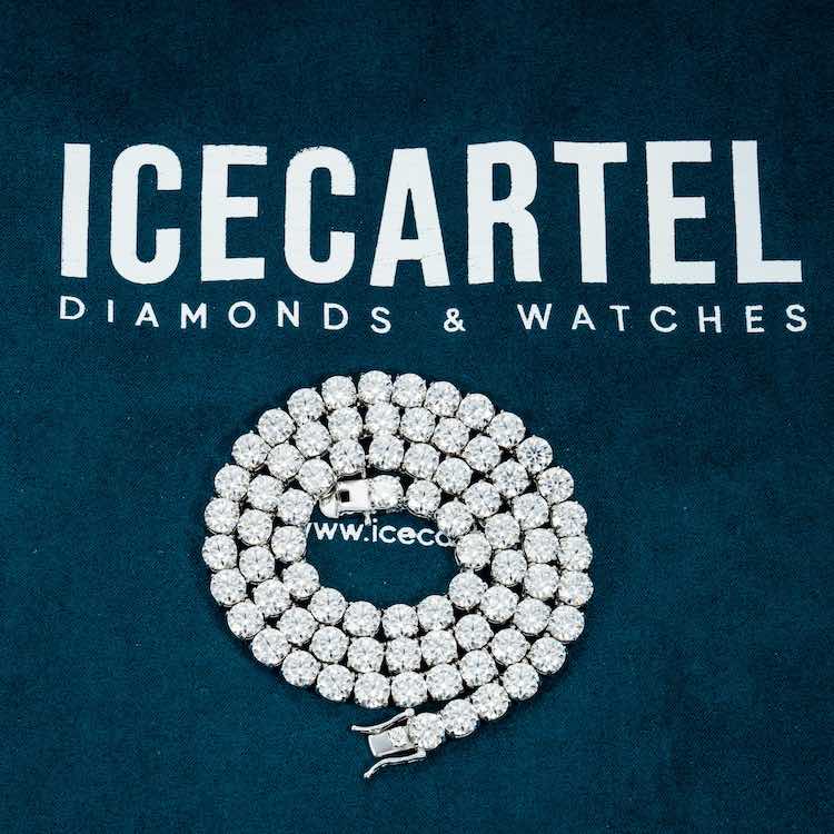 6MM Moissanite Tennis Chain 14K Gold、mySite、hinf8tx79