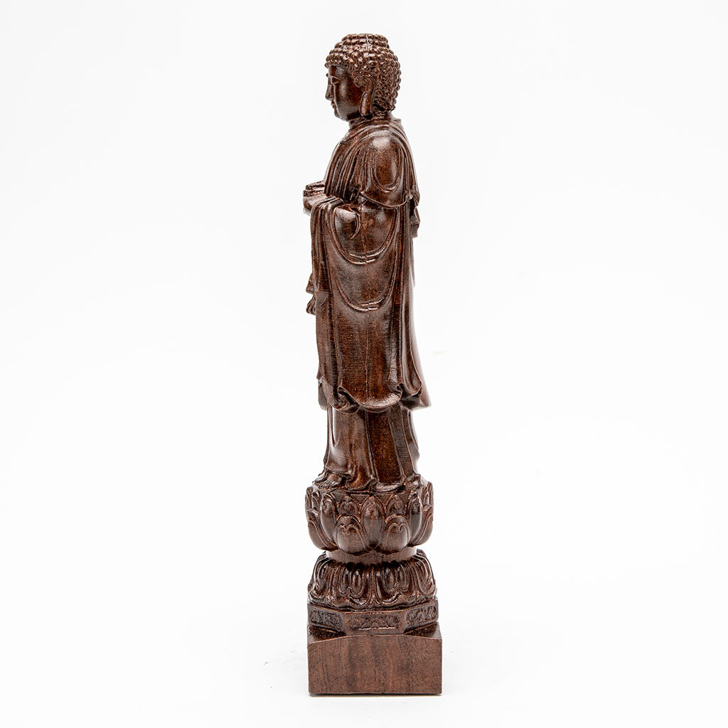 Wooden Standing Buddha Statue - 10、mySite、topwebapps