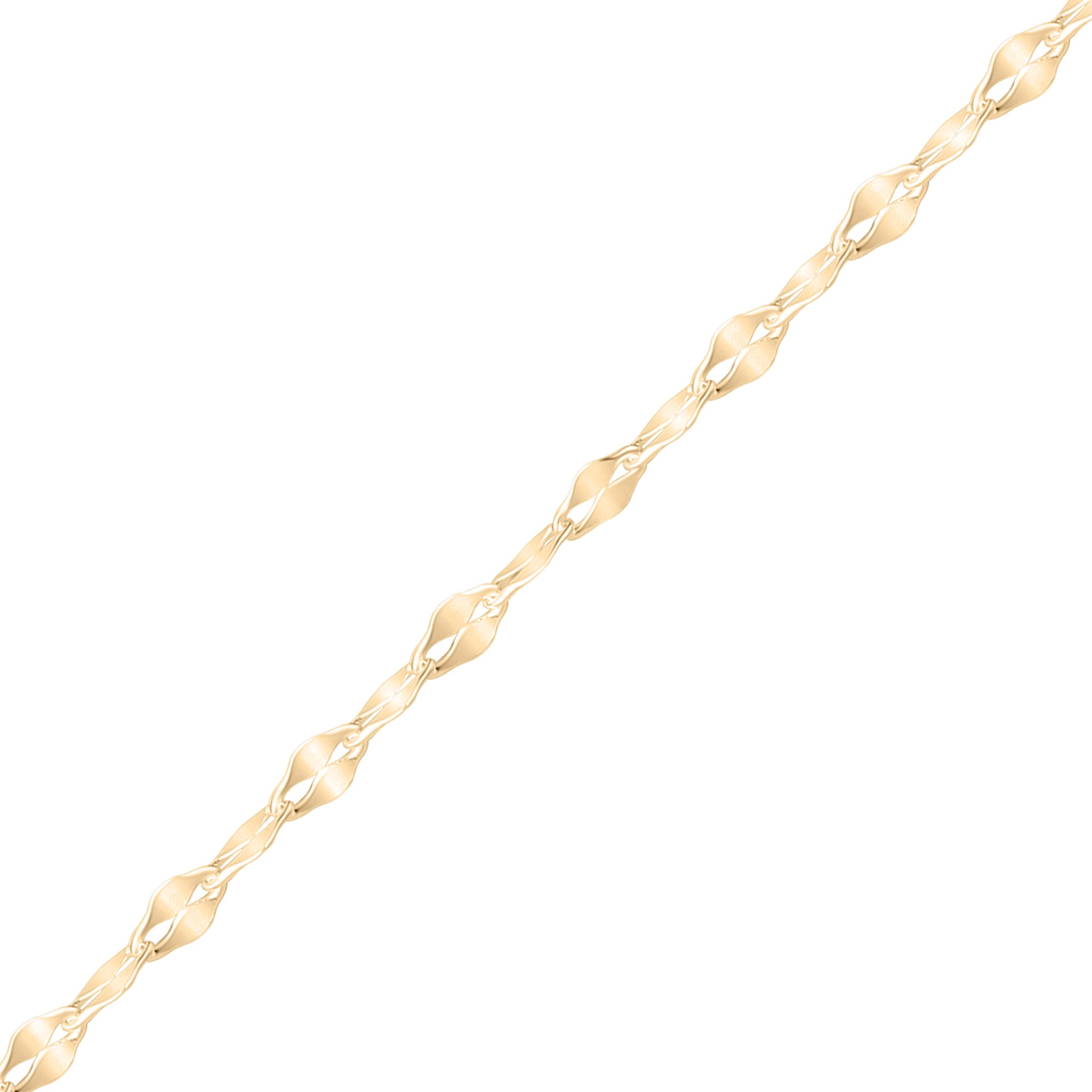 2.0 mm Lip Chain 14K Gold Plated .925 Sterling Silver Permanent Jewelry Chain - By the Foot / PMJ0022、mySite、dreamappss
