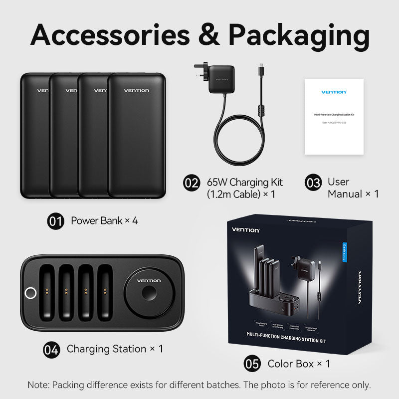 Vention Multi-Function Charging Station Kit、mySite、fannypackpong