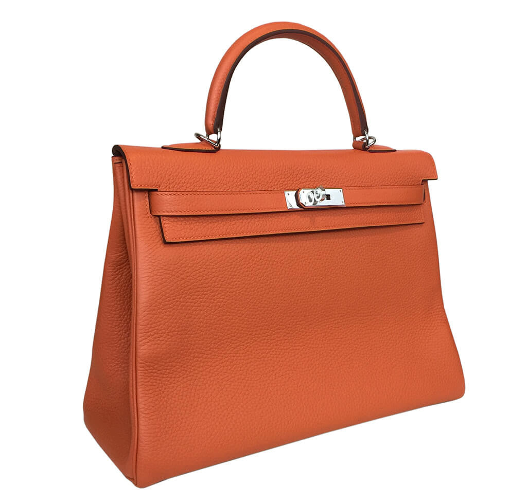 Hermès Orange Kelly Togo Bag 35cm、mySite、garminoutage.com