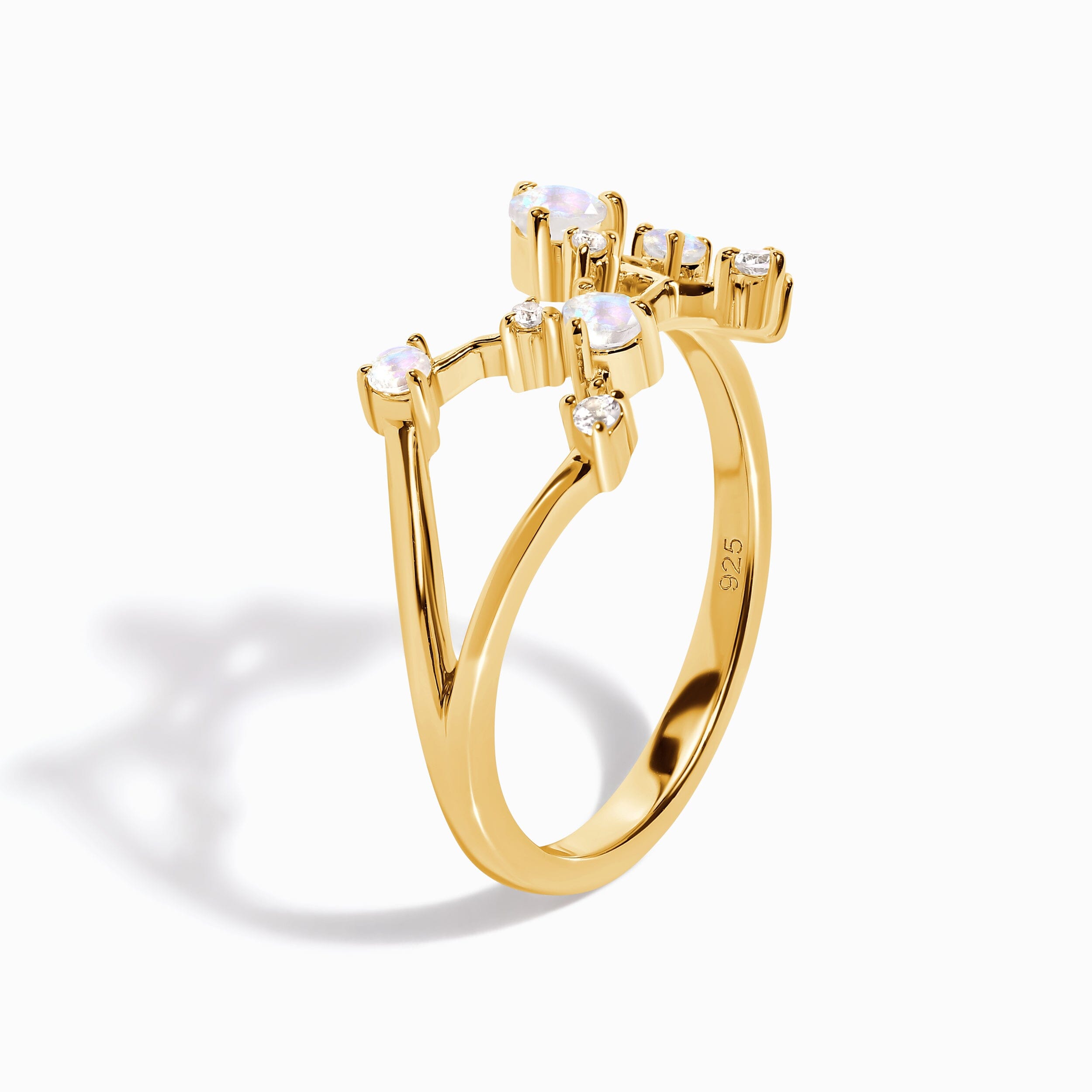 Moonstone Ring - Virgo Zodiac Constellation、mySite、hinf8tx79