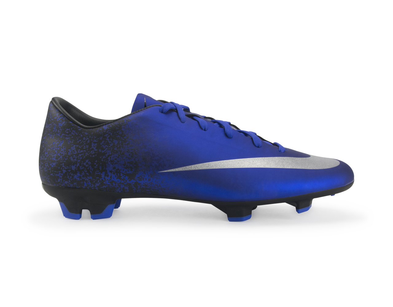 Nike Men's Mercurial Victory V CR 7 FG Deep Royal Blue/Racer Blue/Metallic Silver、mySite、noshort
