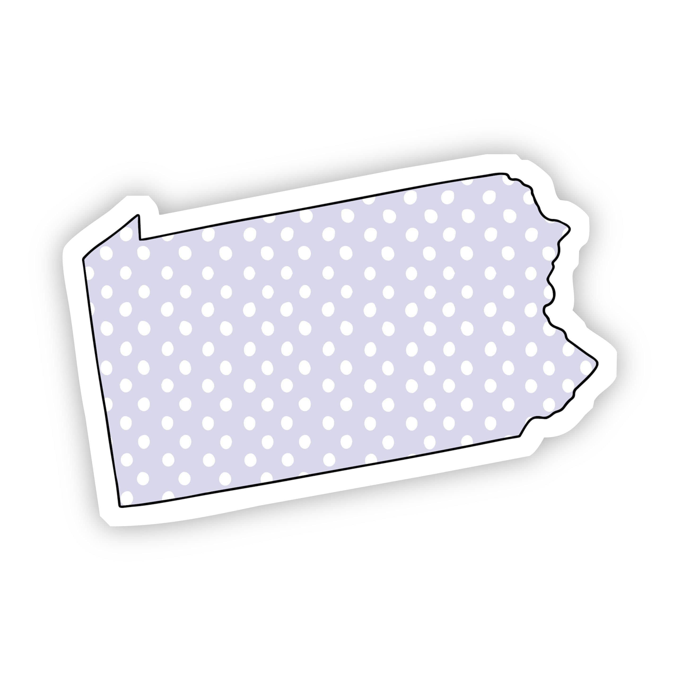  Pennsylvania Polka Dot Sticker、mySite、elrpsem3k