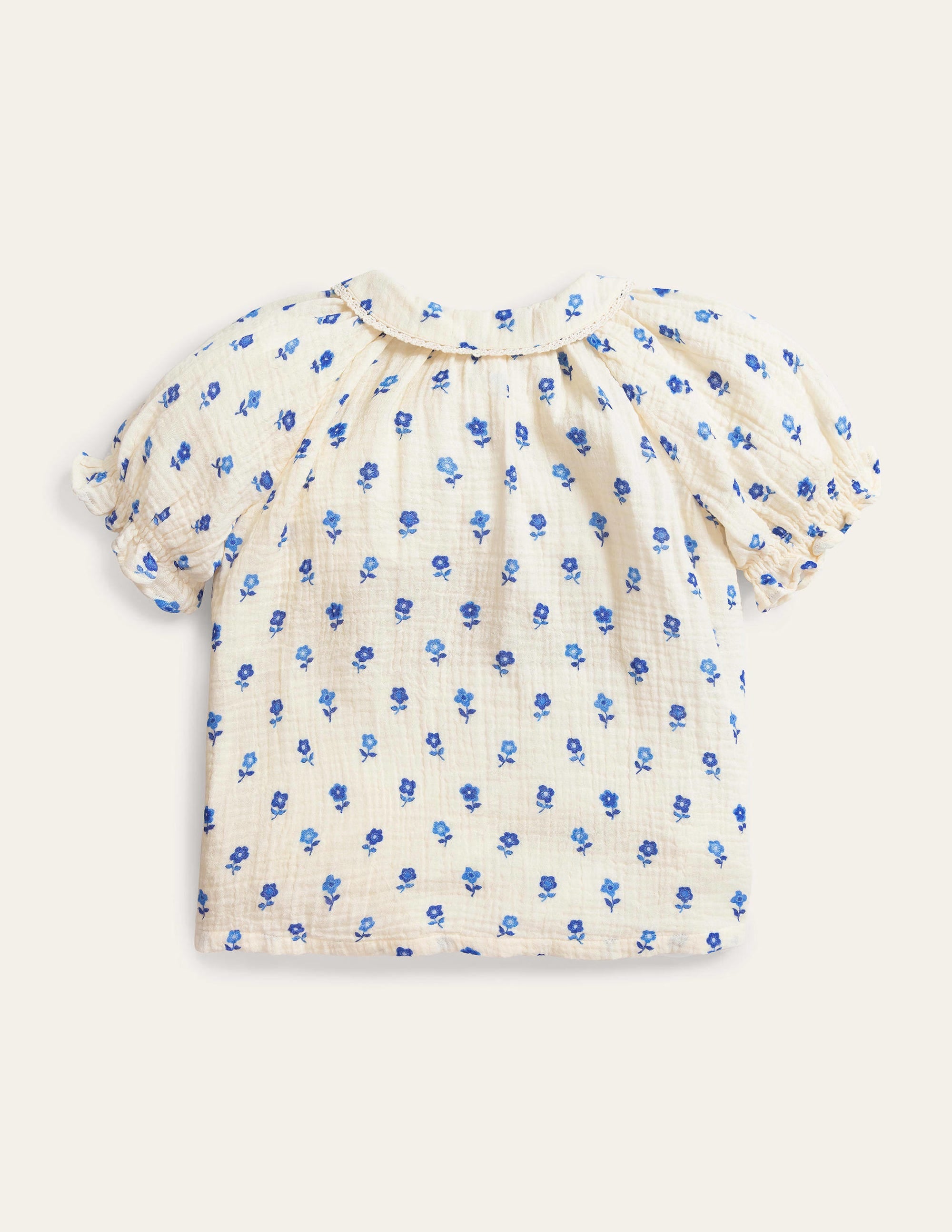  Short Puff Sleeve Top-Vanilla Pod Floral、mySite、ashleygrahame