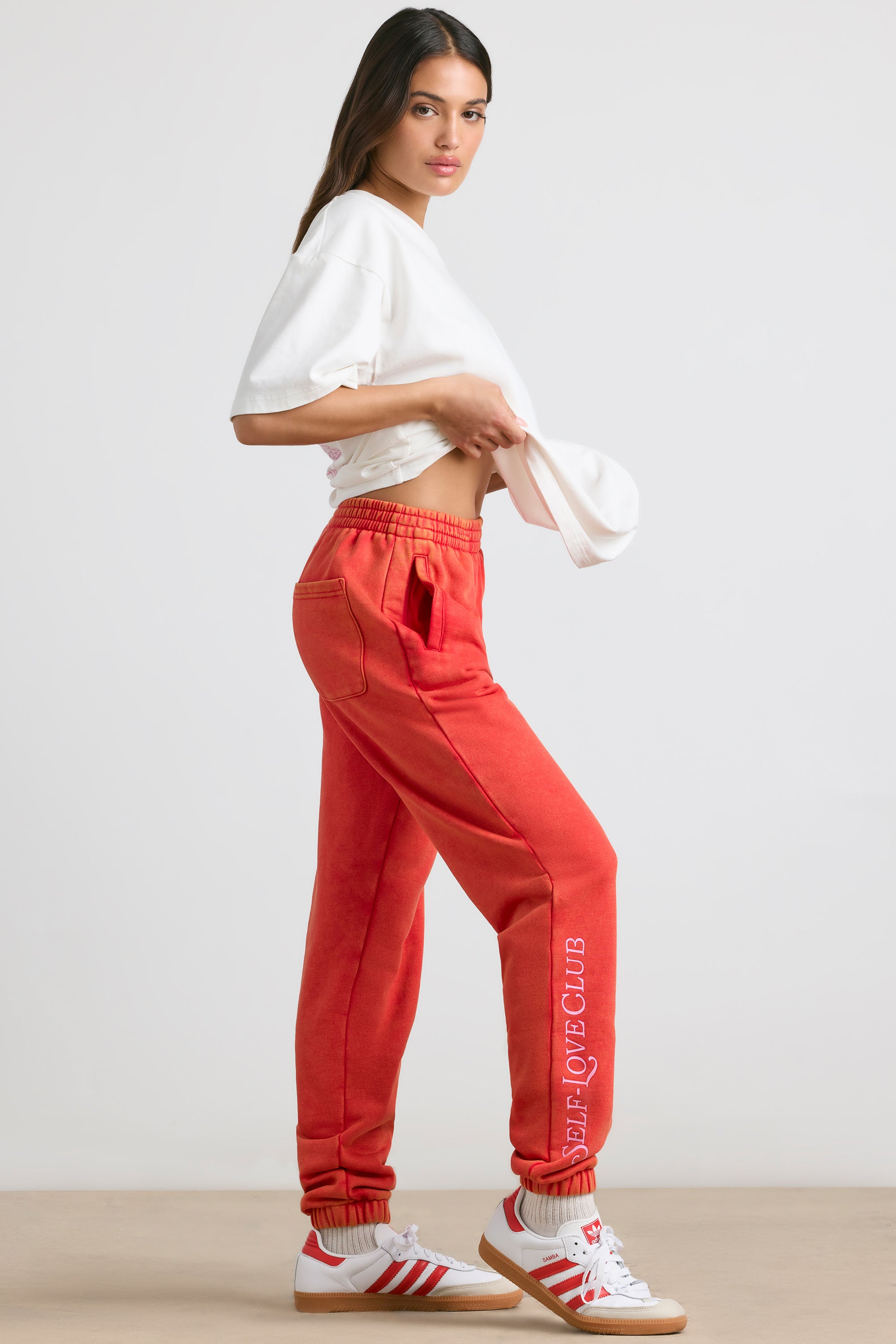 Oversized Joggers in Red、mySite、solidvoid