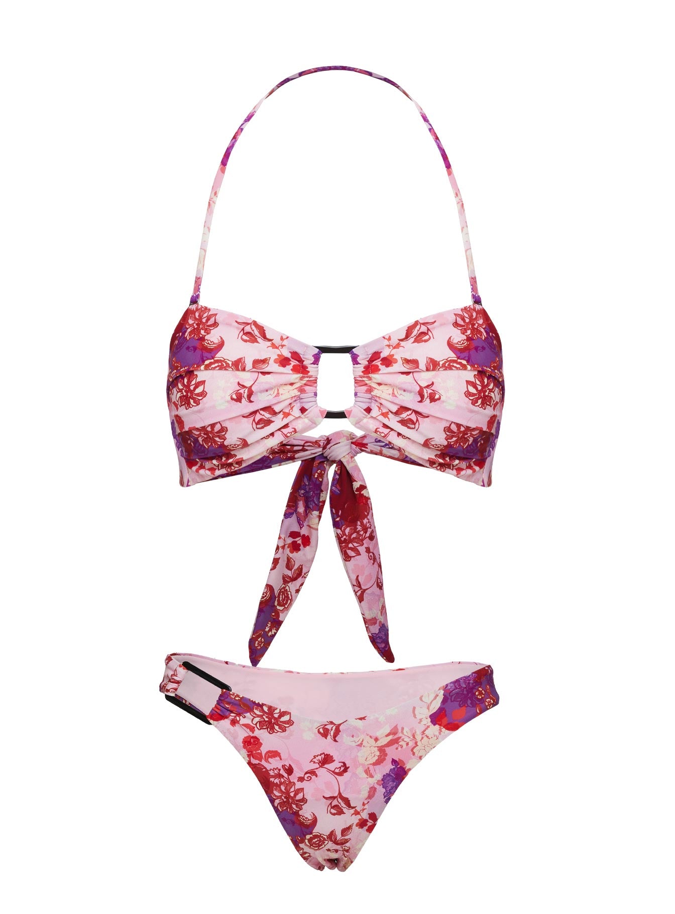 Evonie High Rise Bikini Bottom Dusty Rose、mySite、solidvoid