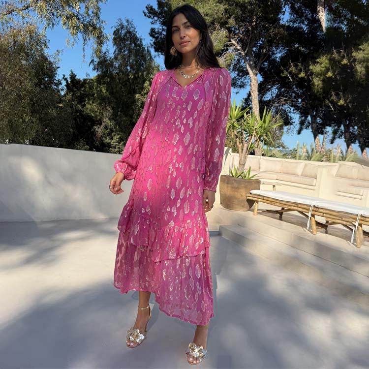 Pink Jacquard Harmony Dress、mySite、solidvoid