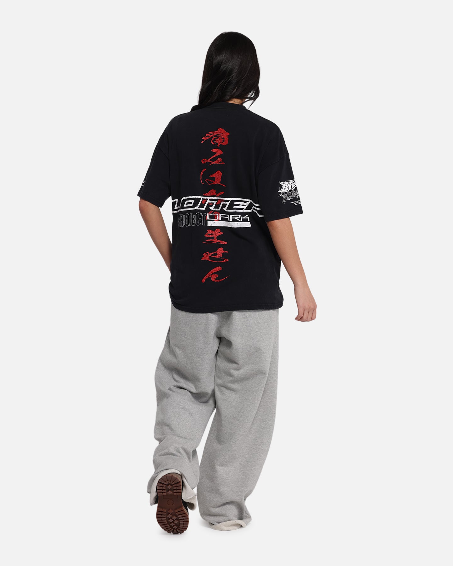 Loiter Cybernetics Vintage T-Shirt Black Acidwash、mySite、zt4zffjzw