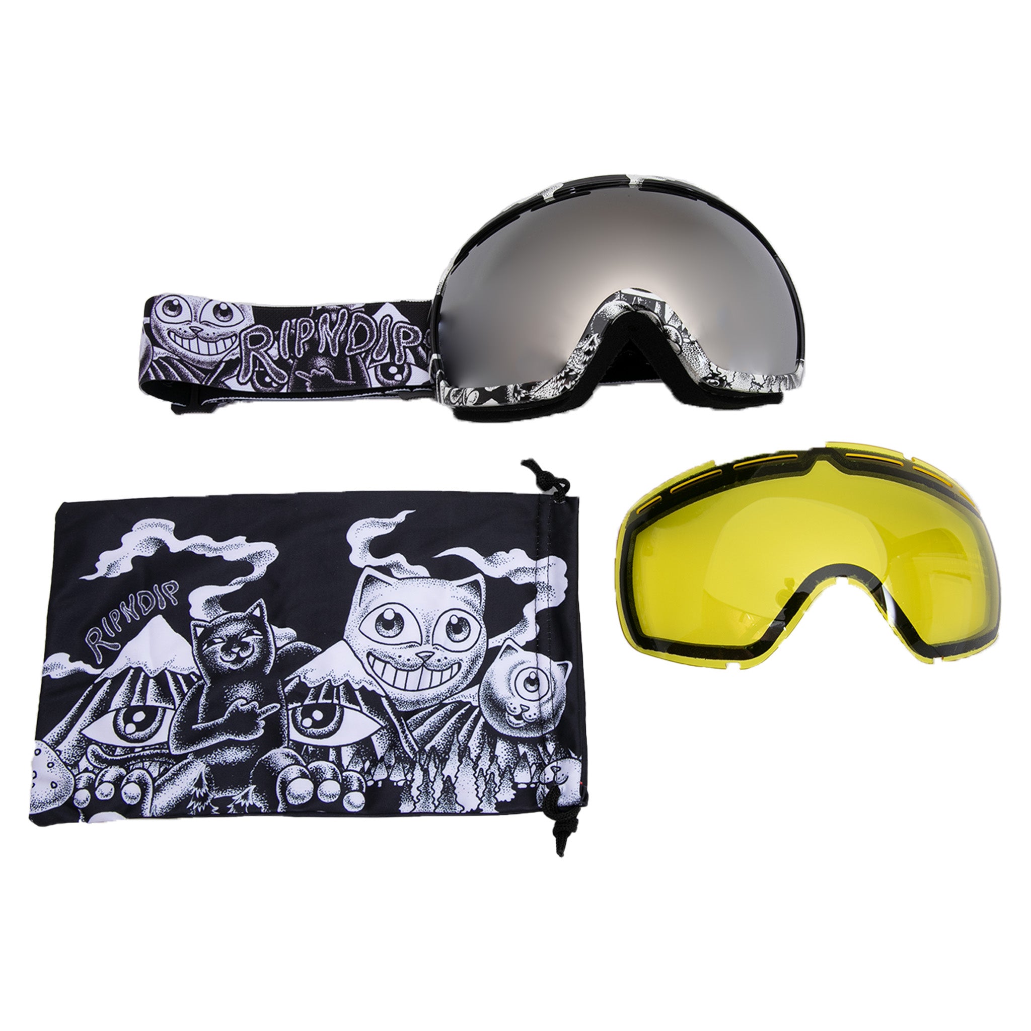  Dark Twisted Fantasy Snow Goggles (Black/White)、mySite、merchandisen