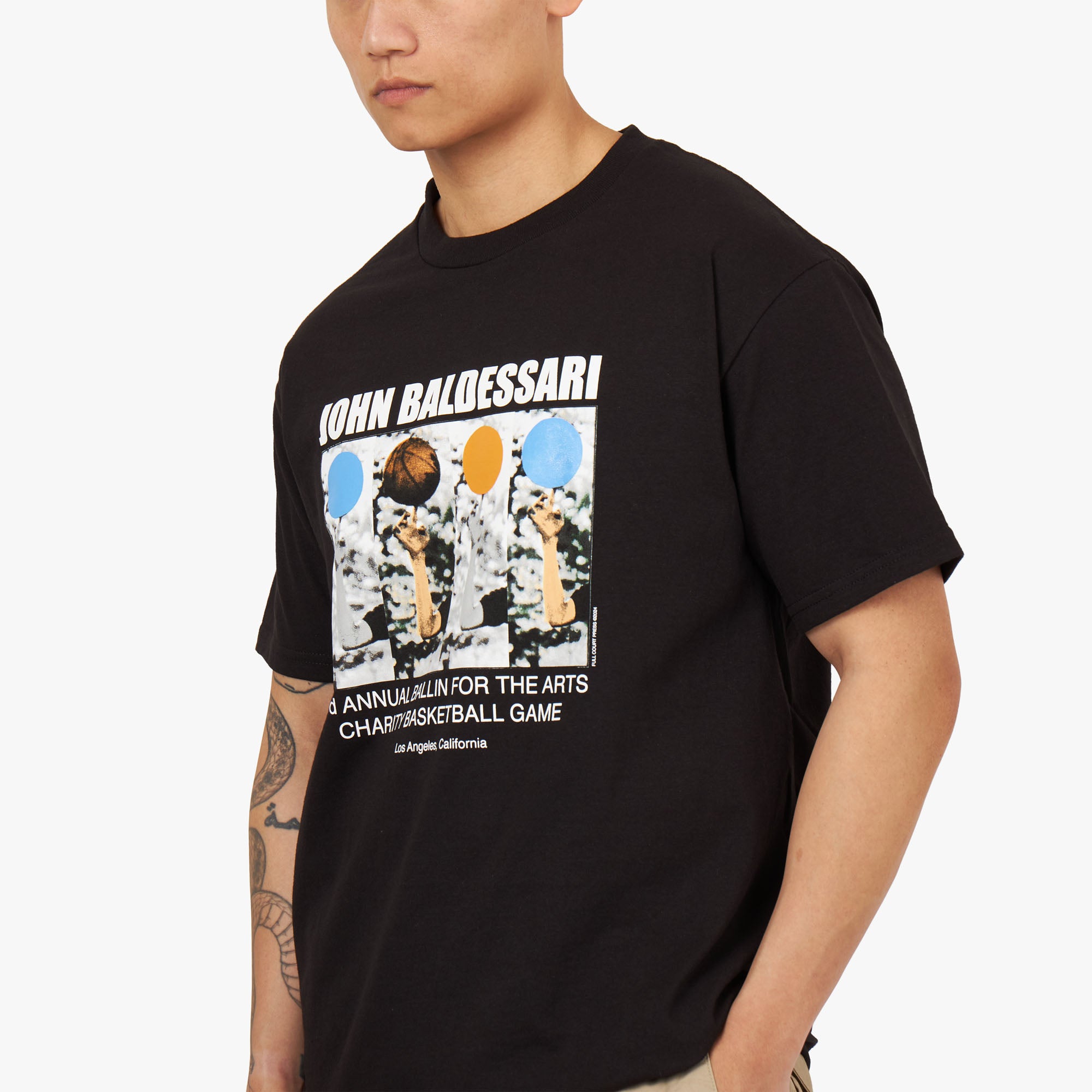  Full Court Press Baldesarri T-shirt / Black、mySite、merchandisen