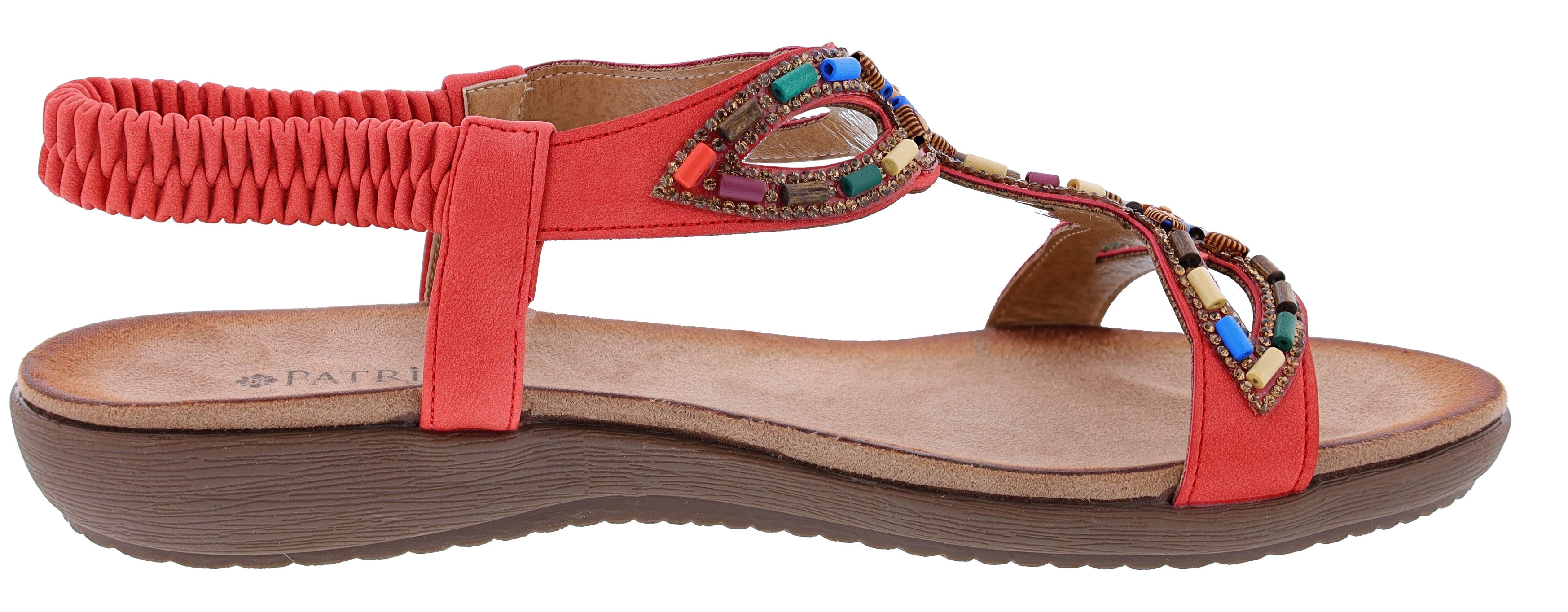 Patrizia Women's Volcanic T-Strap Summer Sandals By Spring Step、mySite、dreamappss