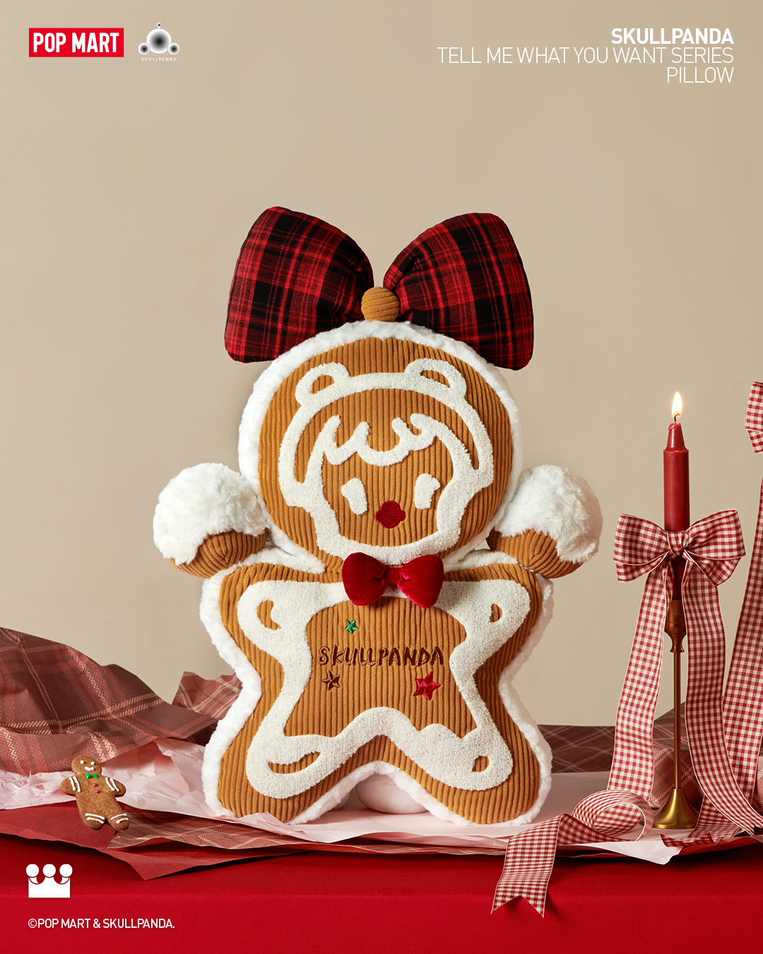  POP MART SKULLPANDA Tell Me What You Want Series Pillow、mySite、greenlandpopulation