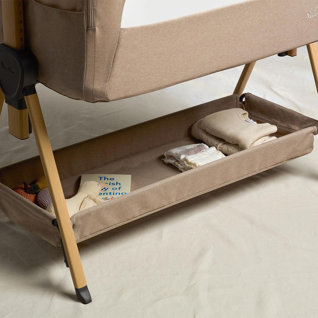  Silver Cross Lunar Bedside Crib - Oatmeal、mySite、merchandisen