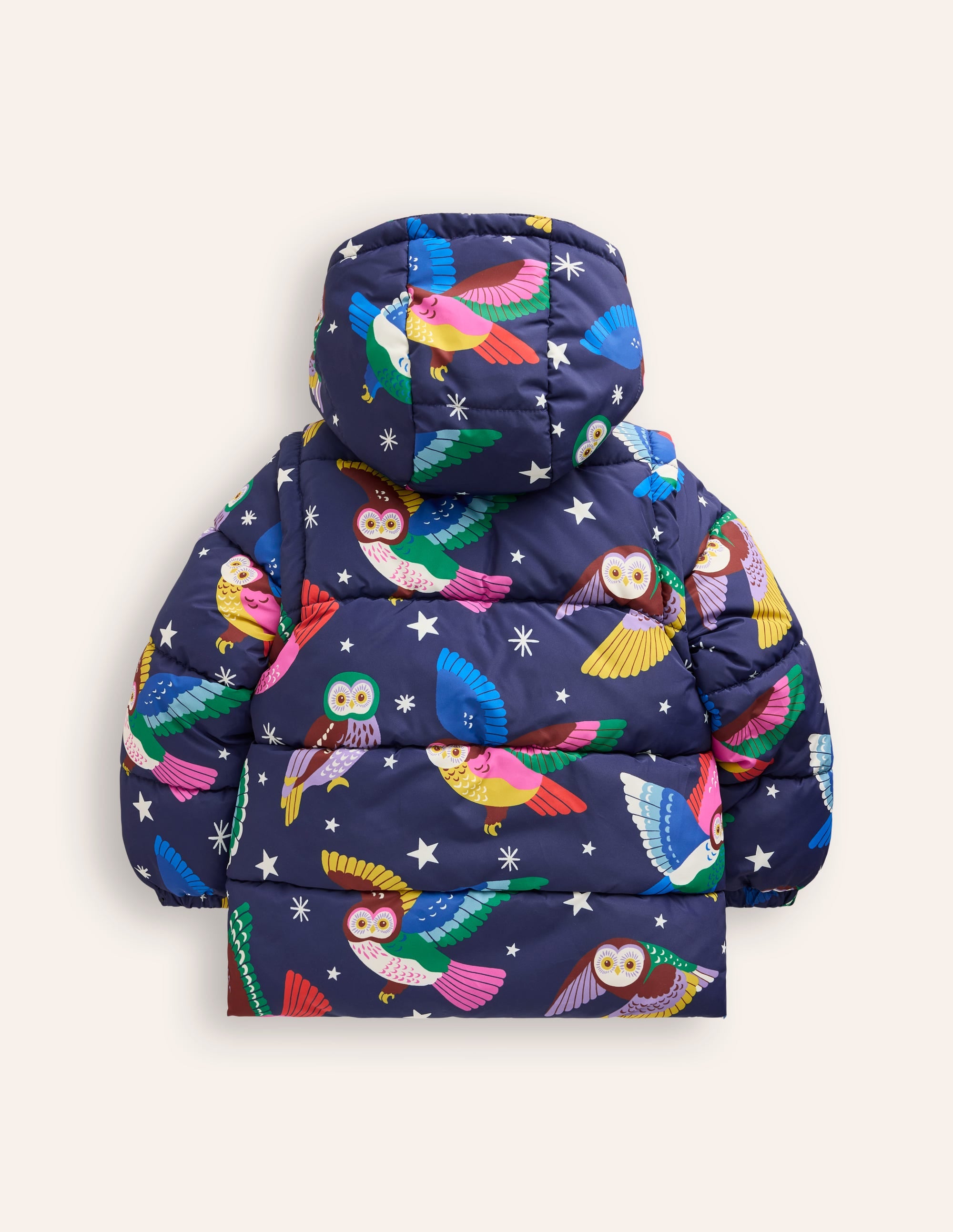  2-in-1 Padded Coat-College Navy Owls、mySite、ashleygrahame