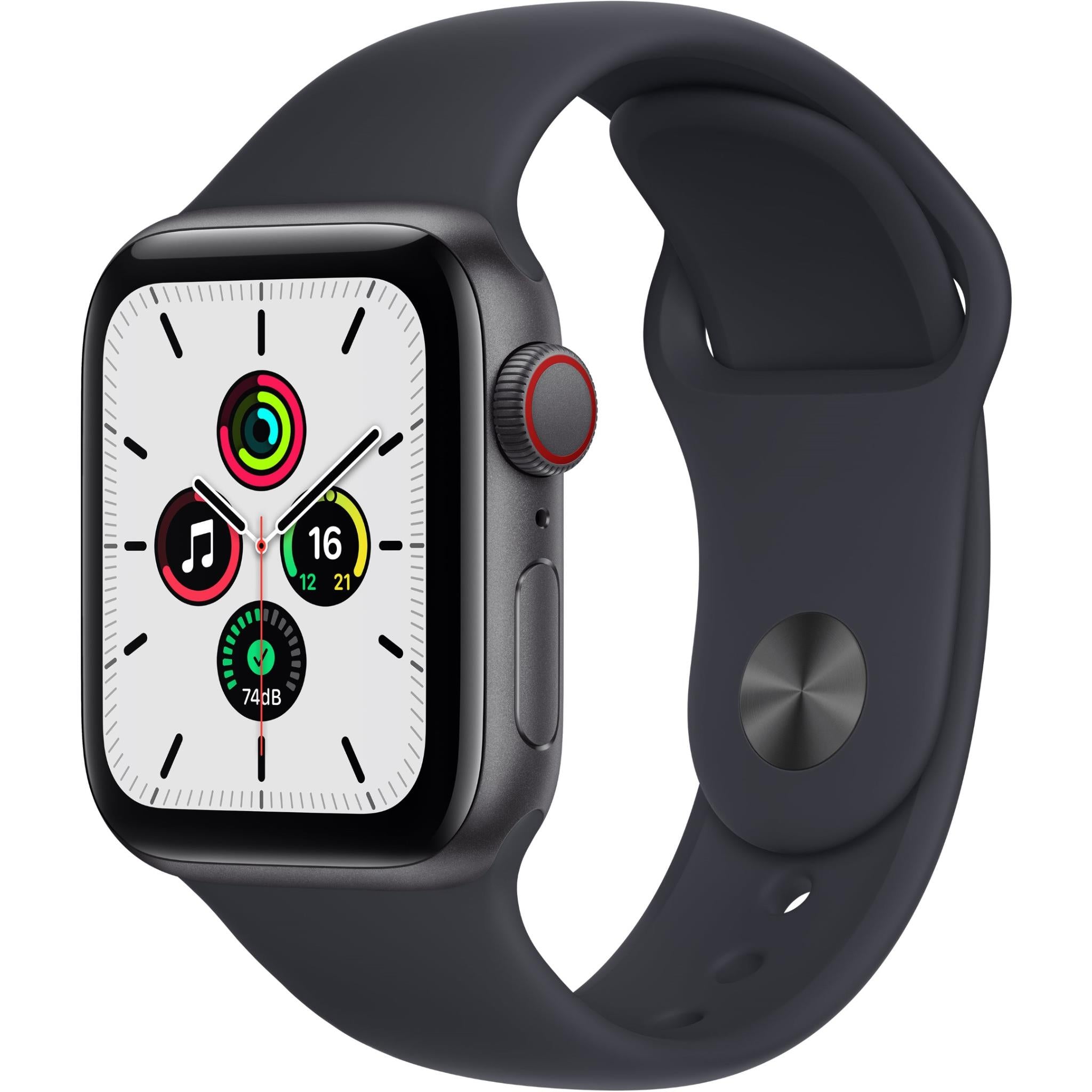 Apple Watch SE 40mm Space Grey Aluminium Case with Sport Band GPS + Cellular、mySite、camillekostekn